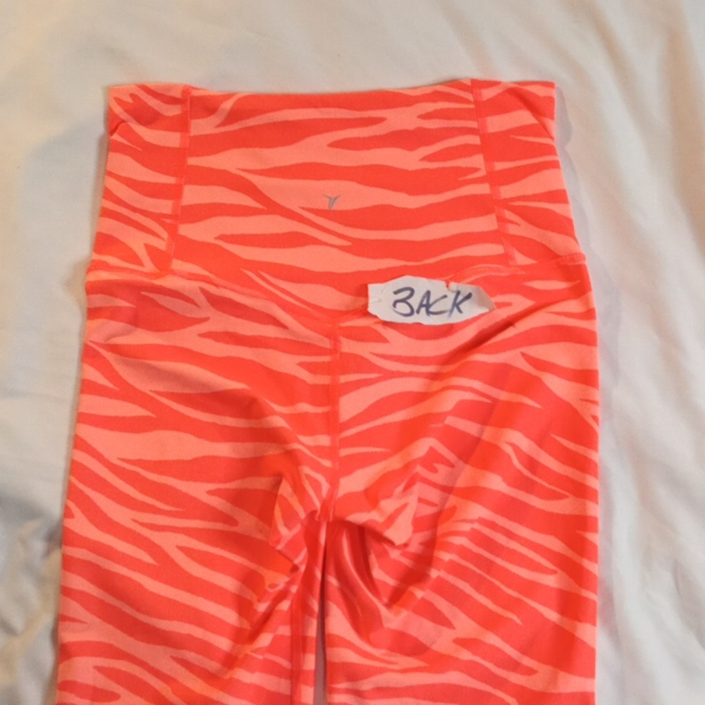 Old Navy Active Powersoft Yoga Pants Leggings Tangerine Size Small